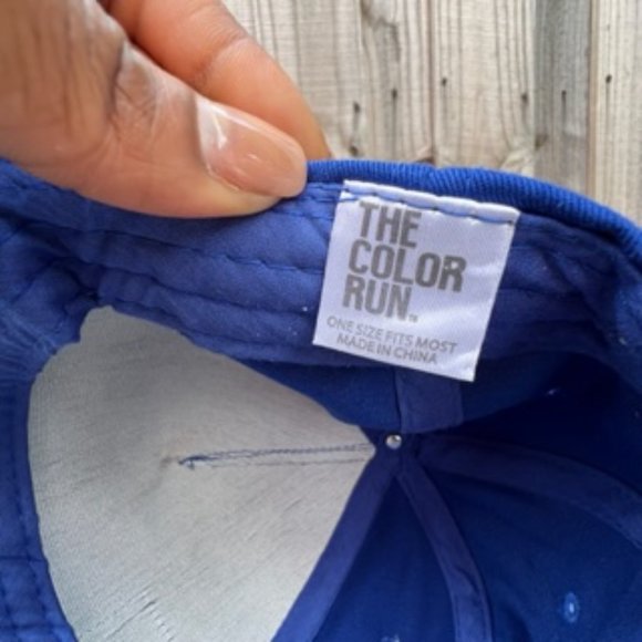 The Color Run Men's Baseball Hat OSFM Adjustable Snap Back - Picture 6 of 6